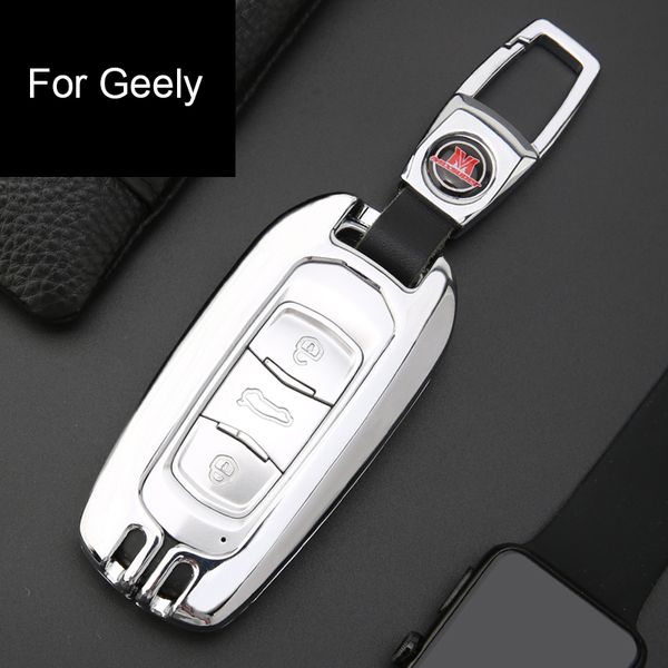 

zinc alloy car remote key case cover for geely emgrand ec7 ec8 ec718 ec715 global hawk gx7 gs gc9 accessories