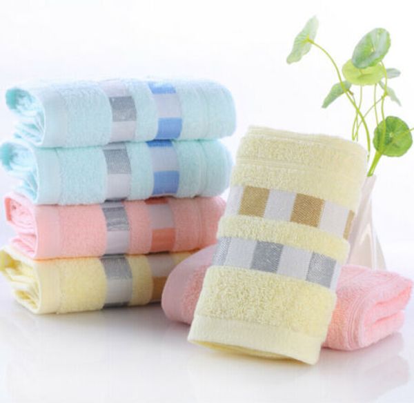 

us stock fashion cotton soft face washer towel bathroom washcloth unisex