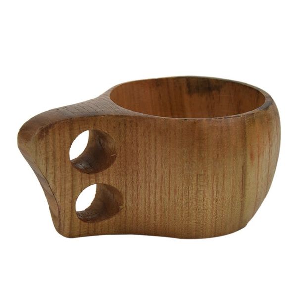 

wooden cup primitive handmade natural wood coffee tea beer juice milk mug wood-color f(150ml) tea cups