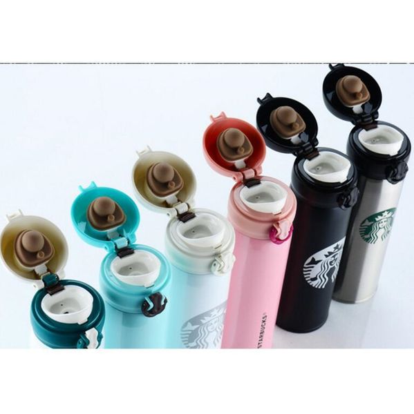 

drinkware 450ml classical starbucks stainless steel thermos mug starbucks coffee cup travel long mug thermal insulated water bottle