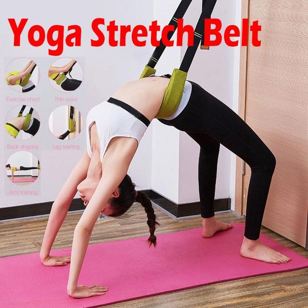 

one word horse flexibility stretching leg stretcher strap for ballet cheer dance gymnastics trainer yoga stretch belt yoga #j6