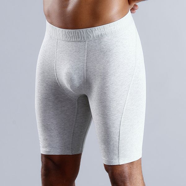 

skarr long boxer mens boxer shorts men underwear cotton brand for mens underware boxers boxershorts underpants under wear, Black;white