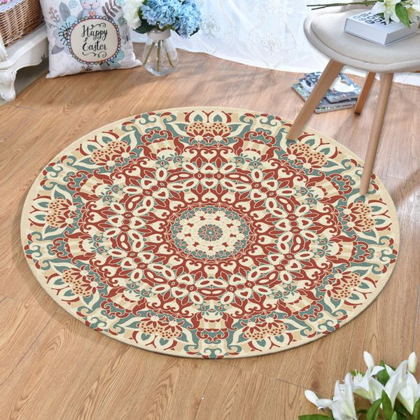

morocco bedroom retro round carpet nordic simple turkey rug carpet for living room home decor sofa coffee table floor mat