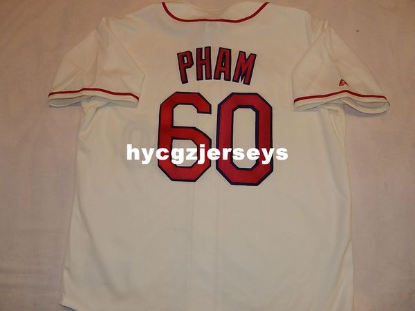 

baseball mens sc #60 tommy pham sewn shirt jersey creme new mens stitched jerseys big and tall size xs-6xl for sale, Black;blue