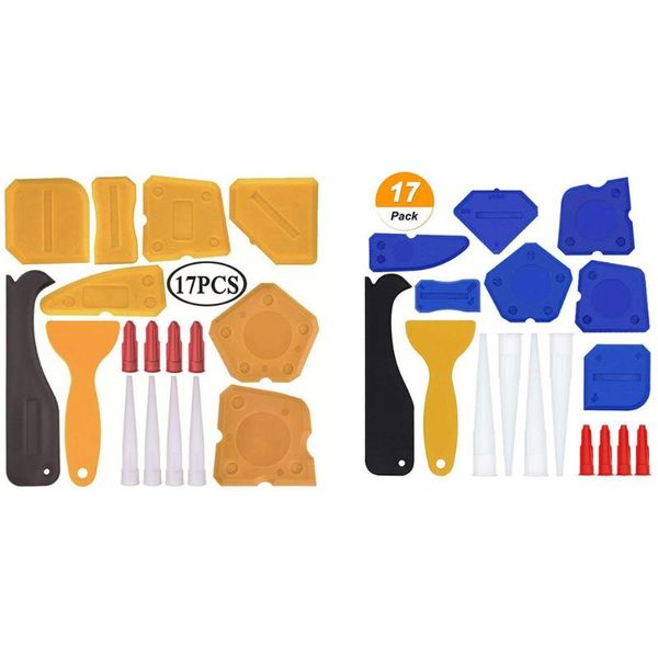

17pcs/set shovel glue beauty seam plastic scraper glass glue beautification tool