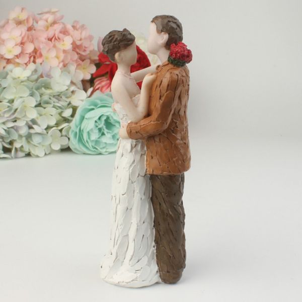 

wedding cake doll resin groom bride sweet couple figurine cake stand er