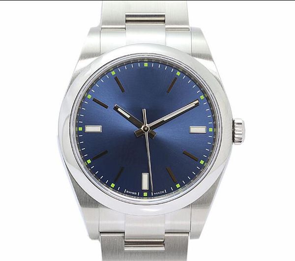 

Бесплатная доставка Сапфир высокое качество Вечный 39 мм без даты стальной куполо