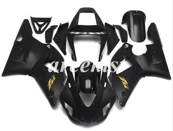 

4 gifts new abs motorcycle full fairings kit fit for yamaha yzf-r1 1998 1999 98 99 bodywork set black matte