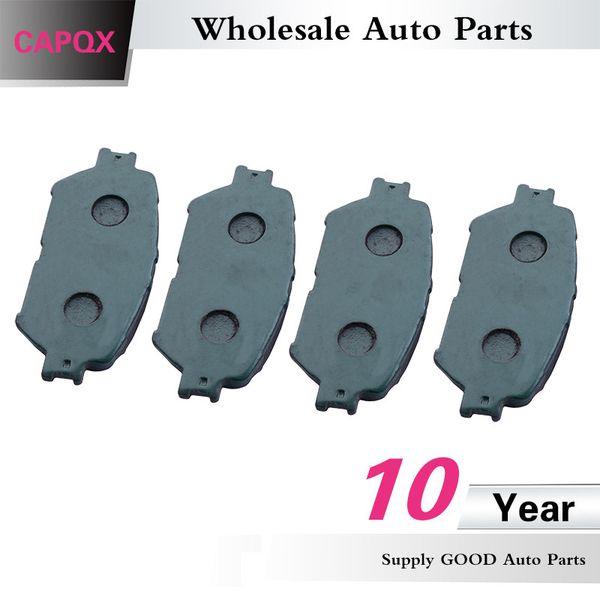

capqx front brake pad kit oem:04465-33260 0446533260 for camry mcv3 acv3 xv3 2az-fe saloon 2001 2002 2003 2004 2005
