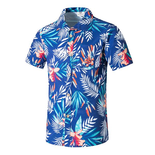 

mens beach hawaiian shirt tropical summer short sleeve shirt men brand clothing casual loose water sports shirts plus size 5xl