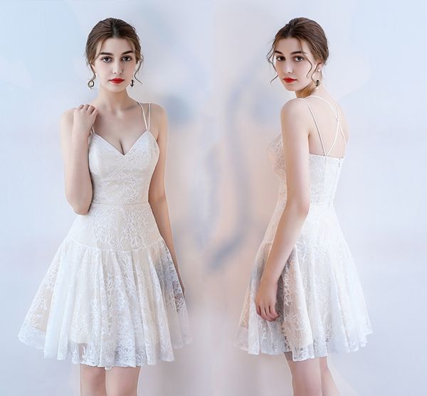 

gorgeous ivory lace prom dresses white short homecoming dresses sweetheart zipper knee-length club cocktail dresses, Blue;pink