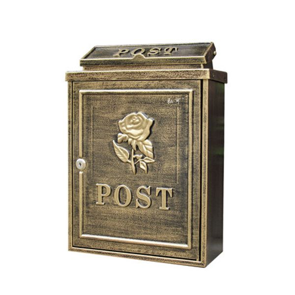 

continental aluminum panel can mail villa mailbox mailbox outdoor newspaper boxes waterproof garden post box