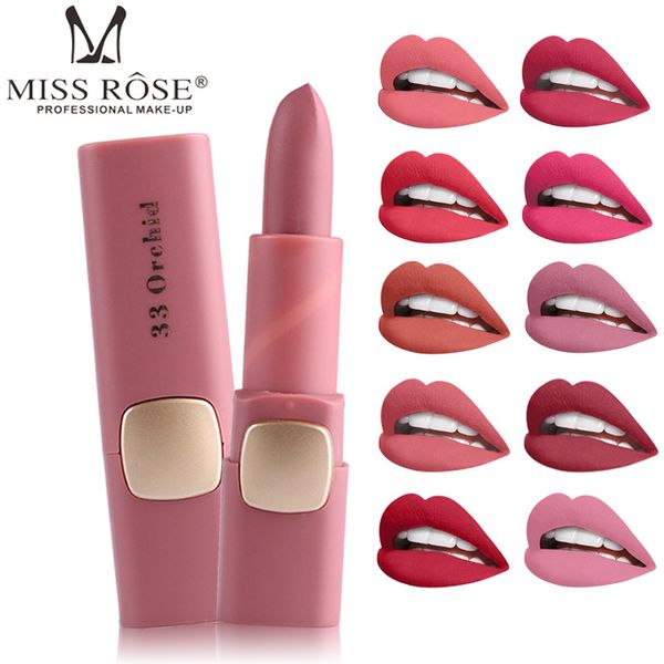 

miss rose brand matte lipstick waterproof lips easy to wear makeup lip sticks gloss lipsticks cosmetic