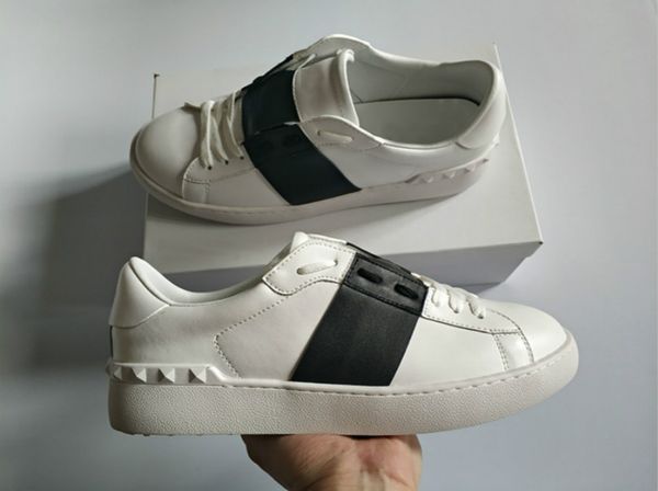 

лучшие продажи моды мужчины женщины обувь open black бандаж классический натуральной кожи casual размер марка обуви 34-46 для продажи