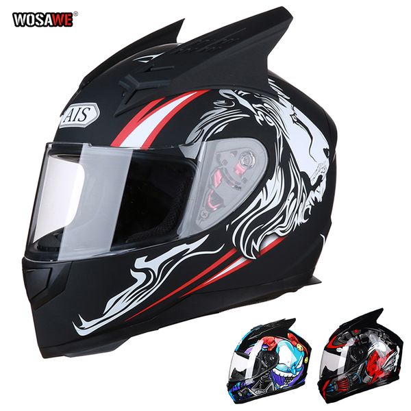 

мотоцикл полный шлем дышащий ударопрочный козырьке мотокросс шлем shell съемная светоотражающие 2020 новая полная защита