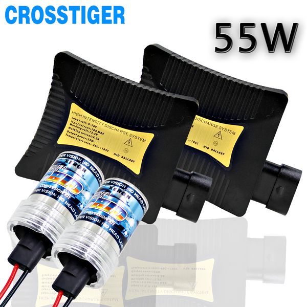

55w 12v hid slim ballast+xenon hid light bulbs headlamp kit car headlight h1 h3 9006 9005 880 h27 hb4 h11 h7 auto headlight kits