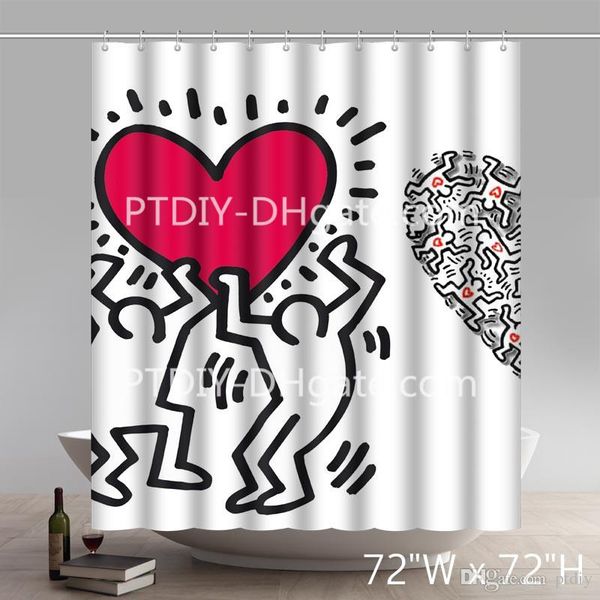 2019 Professional Diy Unique Keith Haring Love Heart Graffiti Art