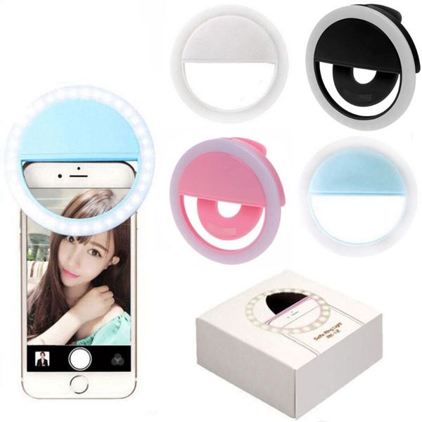 

Селй Ring Light клип на USB аккумуляторной 36 LED Телефона камеру Fill Light отбелить красоты п