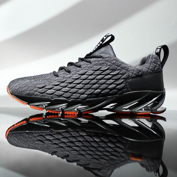 

2020 sneakers men shoes casual lace-up mesh men shoes breathable fashion flat men shoes comfortable large size t200209, Black