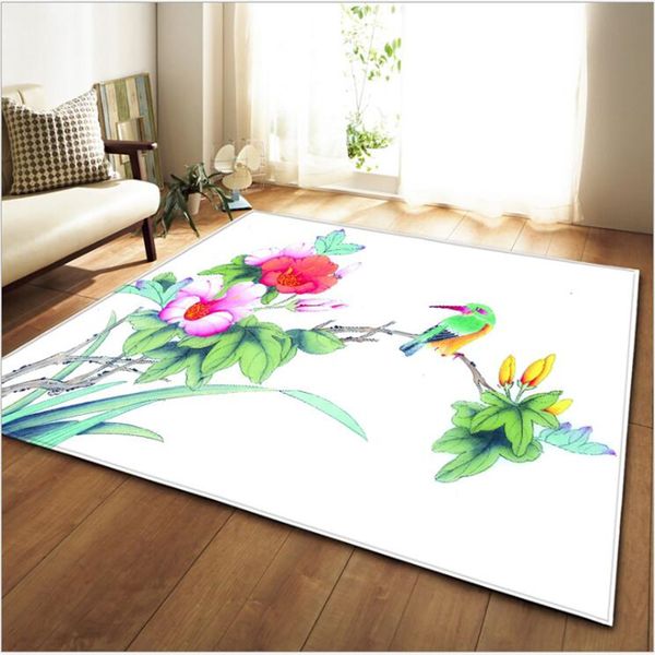 

aovoll carpet bedroom chinese traditional ink painting style rugs and carpets for home living room mats and rugs for bedroom
