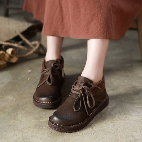 

tayunxing handmade genuine leather female cotton shoes winter wedge low heel shine platform comfort ankle women's boots 116-12, Black