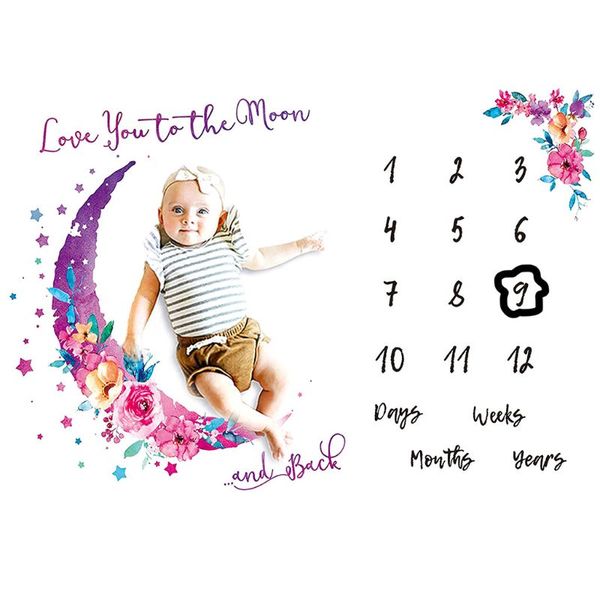 

детского milestone памятных одеял новорожденного фото фон тканевая фотография реквизит k1kc