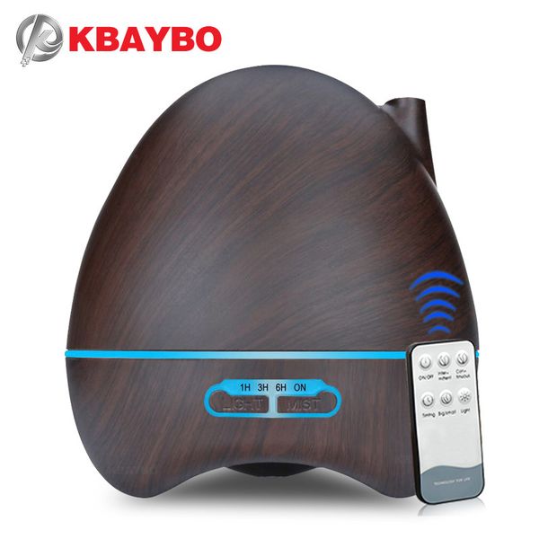 

kbaybo 300ml with remote control electric air purifier humidifier remote aromatherapy essential oil diffuser with 7 colors led