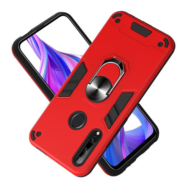 

armour metal car ring holder case for huawei nova 6/nova 6se/honor v30/honor v30 pro magnetic bumper soft phone back cover