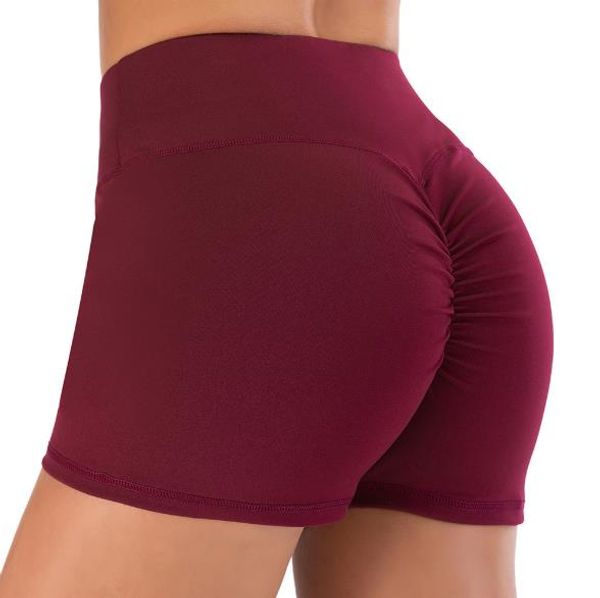 

womens high waist yoga shorts casual solid color skinny hip lifting fitness shorts womens breathable sports shorts with comfort, White;black