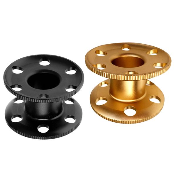 

2pcs mixed color set aluminum alloy scuba dive finger spool snorkeling guide line reel 83 x 51mm