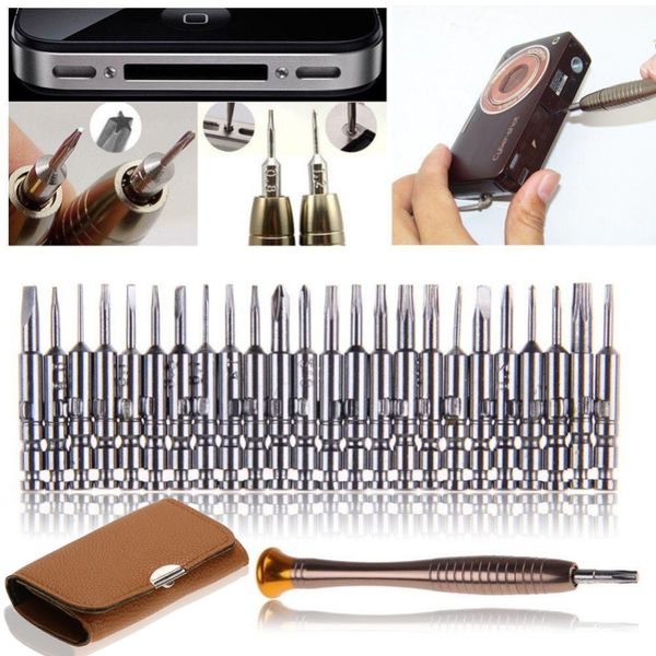

mini precision screwdriver set 25 in 1 electronic torx screwdriver opening repair tools kit for watch tablet