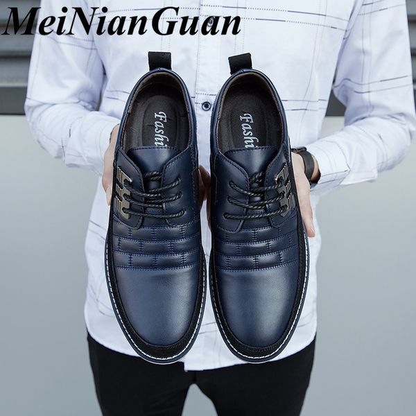 

summer men's shoes breathable sneakers for men low shoe man leather business shoes comfortable mens large sizes 48 k1, Black