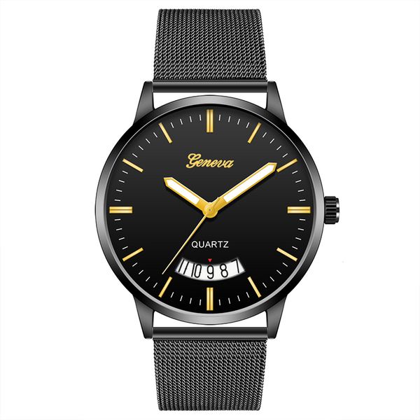 

men's watch fashion casual sport watch quartz business wristwatch calendar men clock reloj hombre relogio masculino, Slivery;brown