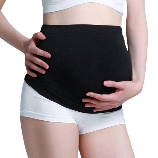 

2018 women cotton maternity pregnancy support belly new arrival trendy maternity band pregnant postpartum corset belly belt, White