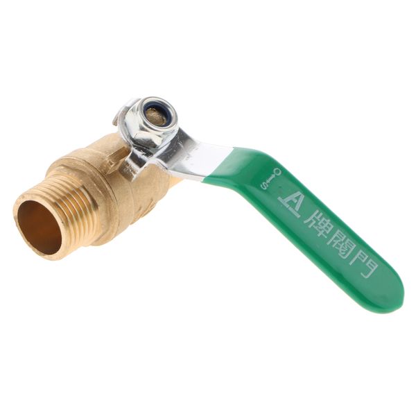 

copper ball valve thick brass inner wire tap water pipe valve