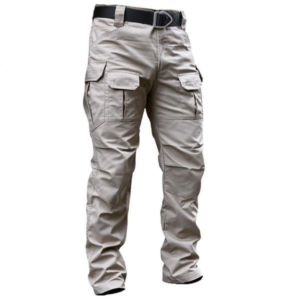 

new cargo pants men's stretch swat combat rip-sarmy long trouser many pocket urban commute tactics work pants, Black