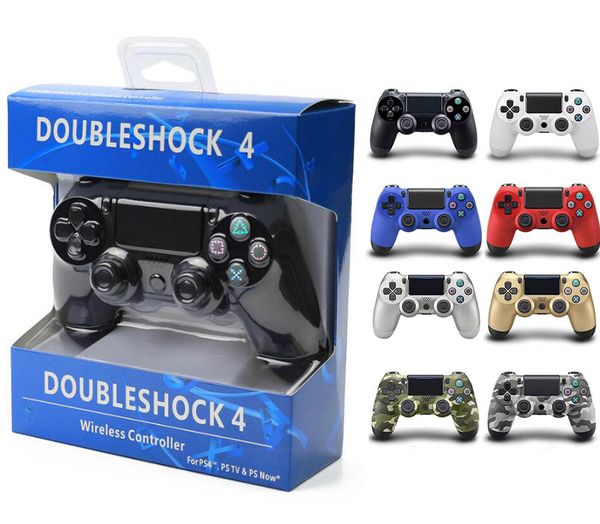 

Double hock p 4 4 wired controller game joy tick for p 4 controller game acce orie gamepad for ony play tation 4