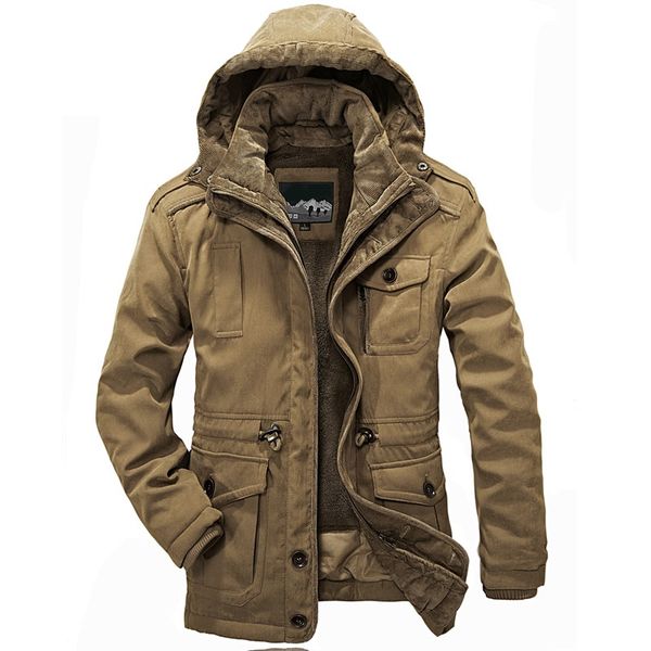 

2019 new arrival men warm parkas heavy wool men winter jacket 2 in 1 coat size m-4xl, Black;brown