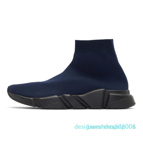 

2020 fashion designer sock shoes speed trainer casual sock boot triple black white red flat runner womens mens sneakers 36-45 d06