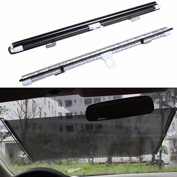 

50/58/45*125cm auto retractable side window car sun shade curtain windshield sunshade shield cover mesh visor shield for cars