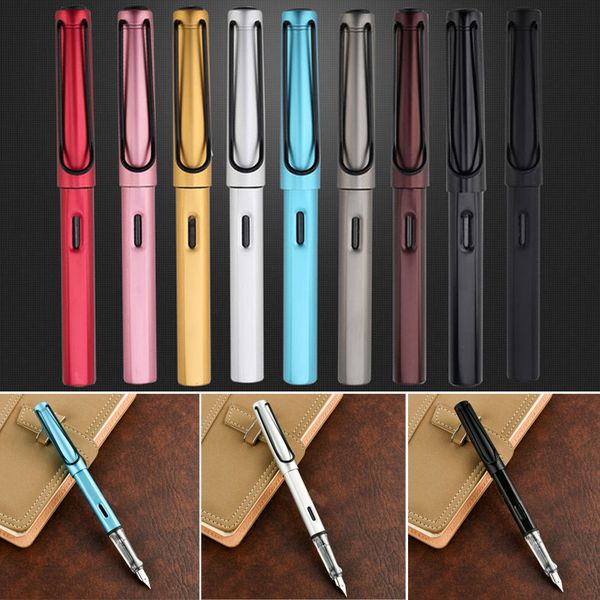 

selling brand al star business ink fountain pen office writing metal signature pen student pen buy 2 pens send gift
