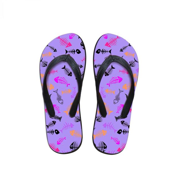 

Customized Vivid 3D Fish Print Brand Designer Flip Flops Women 2019 Casual Flats Ladies Slippers Light Women's Flipflops Girls
