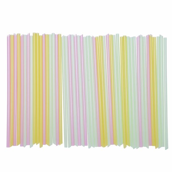 

50pcs multicolor длинные прямые трубочки главная бар партии коктейль соломы барные аксессуары пластиковые коктейльные соломки # 007