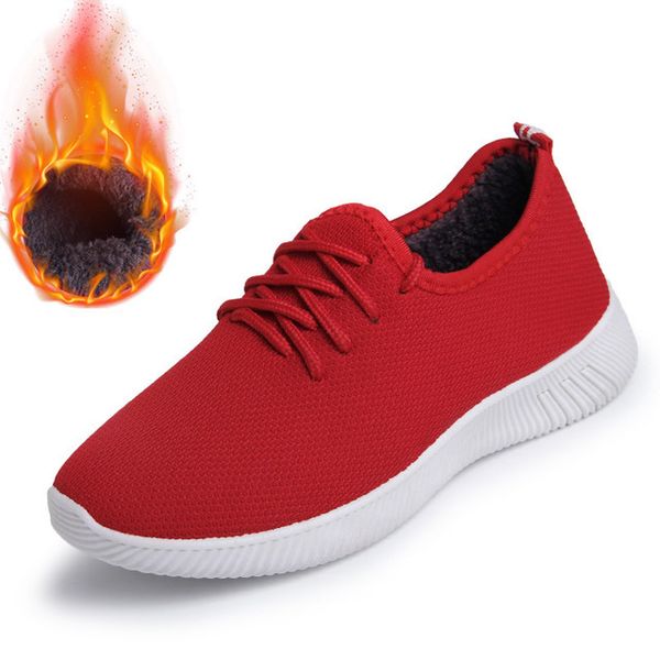 

2020 мужская женская снегоступы зима среднего возраста мать хлопок обувь удобная плюс бархат теплая обувь нескользящая женская меховая хлопч, Black