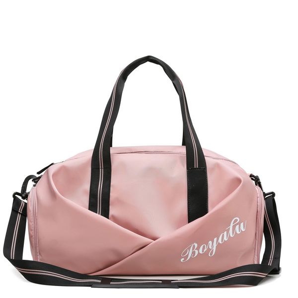 

fitness bag new nylon cloth travel bag dry and wet separation independent shoe warehouse fashion sports letter