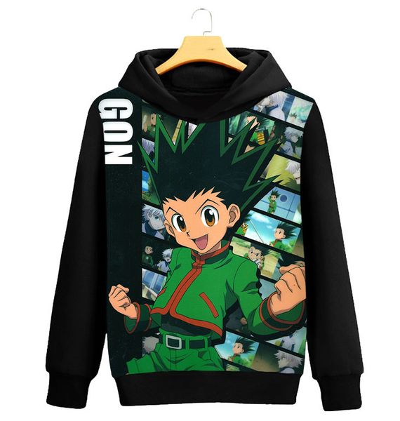 

Ã hoodies men anime hoodie gon ss killua zoldyck cosplay hoodie women men, Black