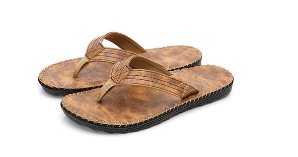 Heißer Verkauf-Sommer 2016 Herrenmode Qualität Casual Hausschuhe Casual Leder Sandalen für Männer