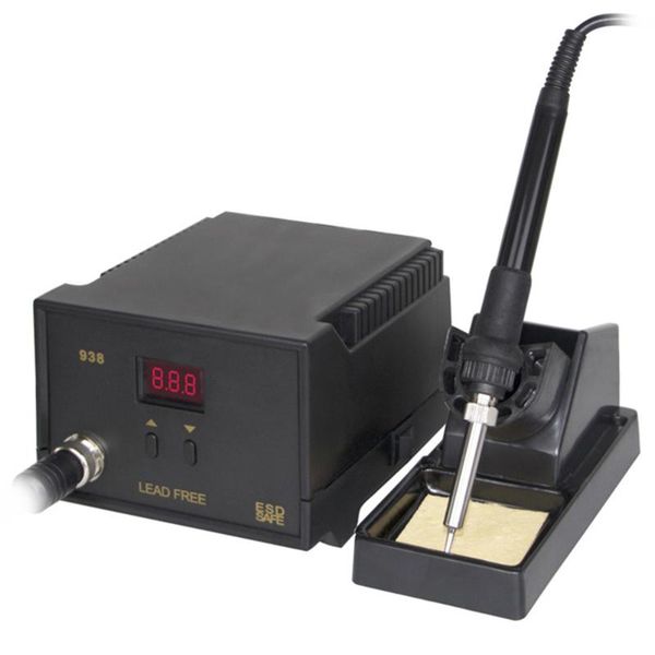 

electric iron soldering station smd welders welding with stand sponge esd anti-static d6