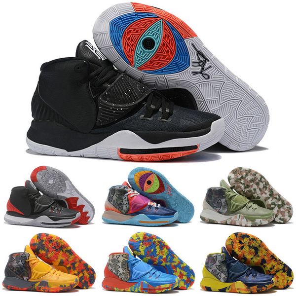 

2020 new kyrie black magic vi 6 ki6 mens kids basketball shoes 6s sport training sneakers high ankle