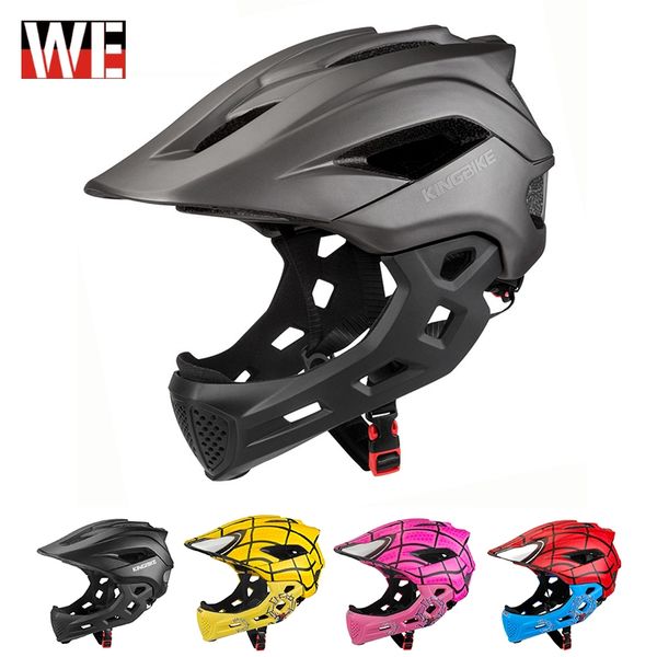 

5-10 age children helmets full face skate skateboard motorcycle motorbike off-road safty moto bicycle bike helmets 52-56cm